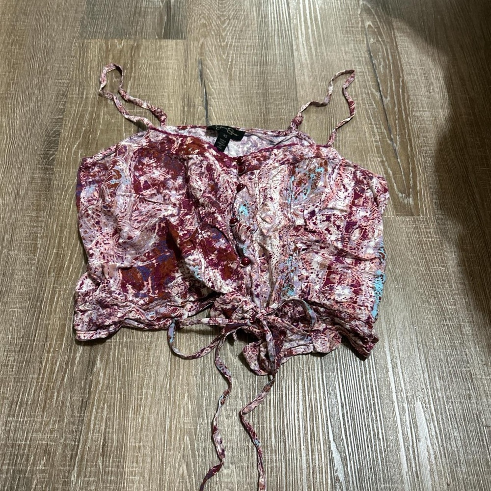 Jessica Simpson Pink and Red Camisole